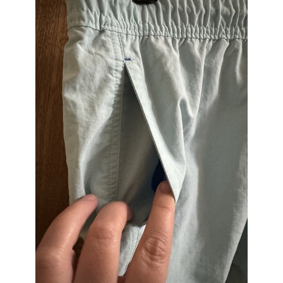 Vineyard Vines Womens's Board Shorts Light Blue Elastic Waist 3" Inseam Tie Sz L - Picture 5 of 10